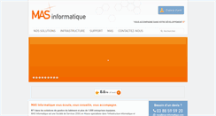 Desktop Screenshot of mas-informatique.com